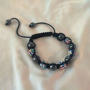 Colorful Rhinestone Adjustable Bracelet